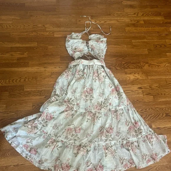 V. Chapman Cream Strapless Sundress for Weddings - Picture 7 of 10